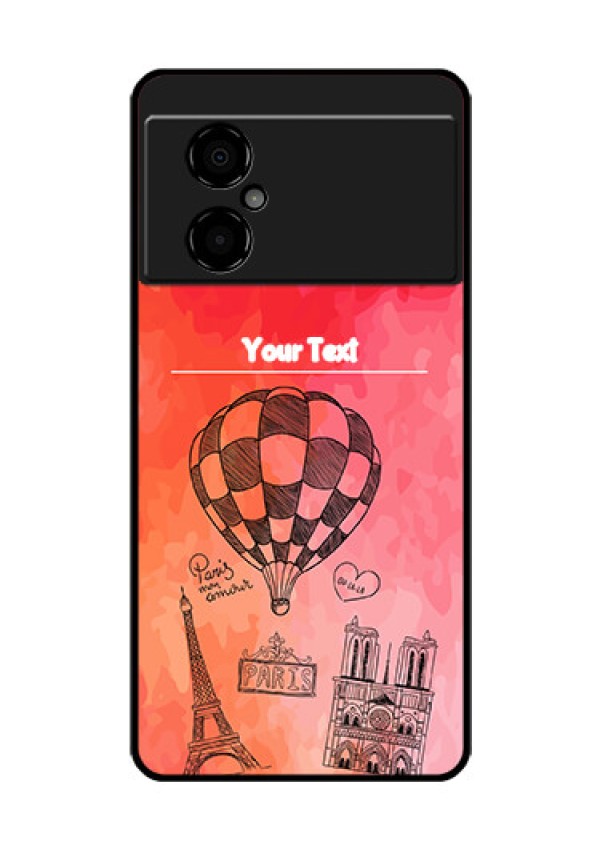 Poco M4 5G Custom Glass Phone Case - Paris Theme Design