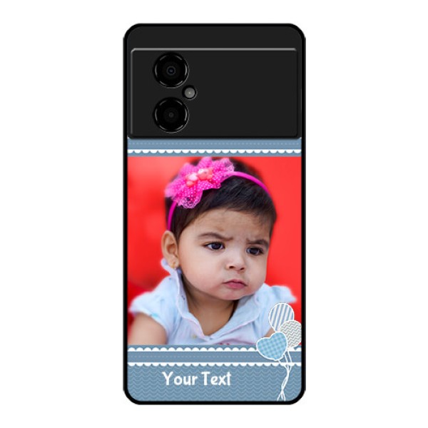 Poco M4 5G Photo Printing on Glass Case - with Kids Pattern Design Poco M4 5G Photo Printing on Glass Case - with Kids Pattern Design