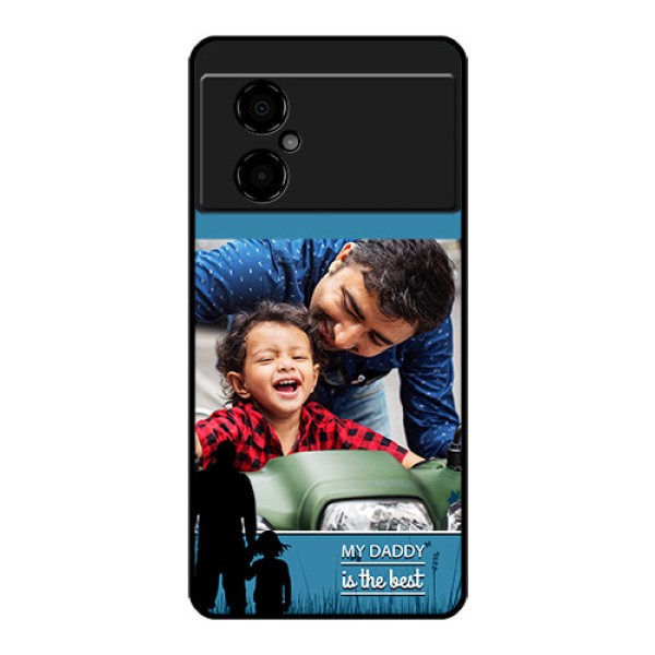 Poco M4 5G Custom Glass Mobile Case - Best dad design