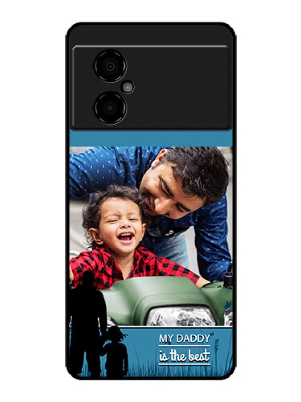 Custom Poco M4 5G Custom Glass Mobile Case - Best dad design
