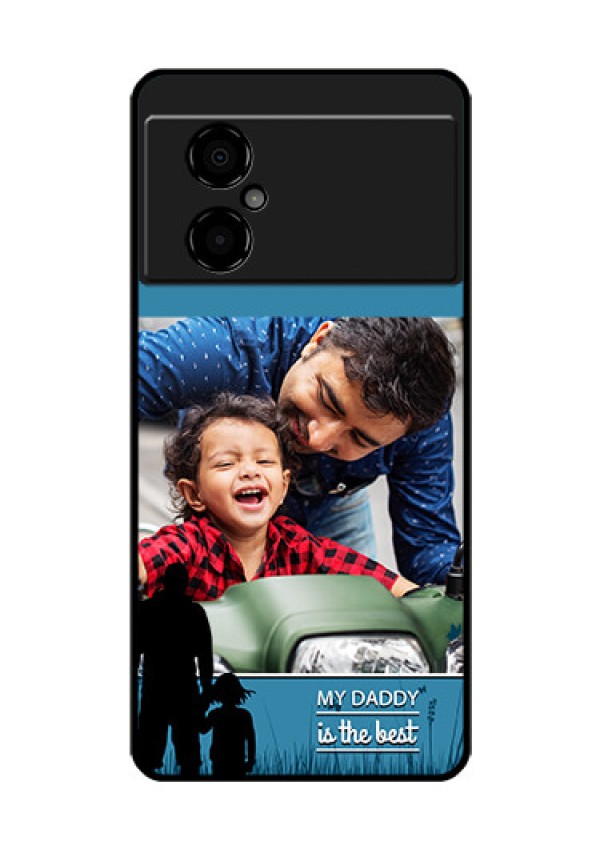 Poco M4 5G Custom Glass Mobile Case - Best dad design