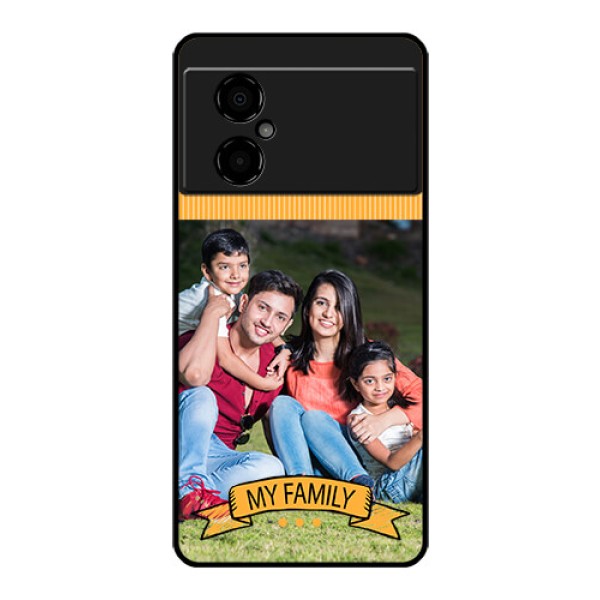 Poco M4 5G Custom Glass Phone Case - My Family Design
