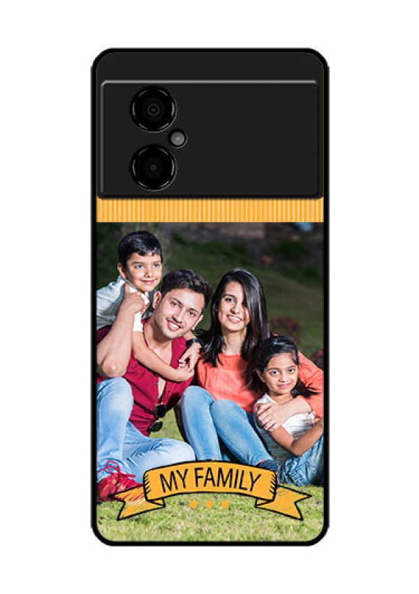 Poco M4 5G Custom Glass Phone Case - My Family Design
