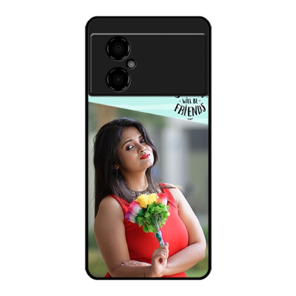 Poco M4 5G Custom Glass Phone Case - Friends Picture Icon Design