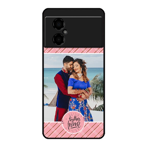 Poco M4 5G Personalized Glass Phone Case - Together Forever Design