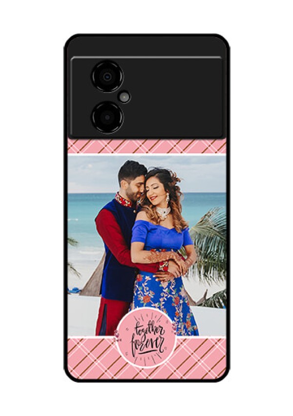 Poco M4 5G Personalized Glass Phone Case - Together Forever Design