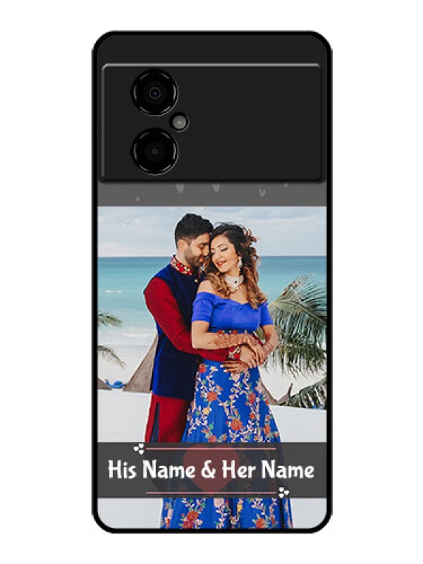 Custom Poco M4 5G Custom Glass Mobile Case - Buy Love Design with Photo Online