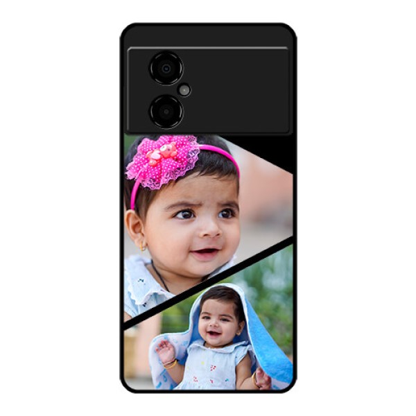Poco M4 5G Custom Glass Phone Case - Semi Cut Design