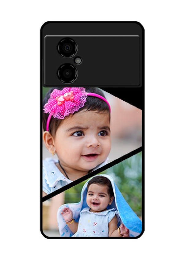 Poco M4 5G Custom Glass Phone Case - Semi Cut Design