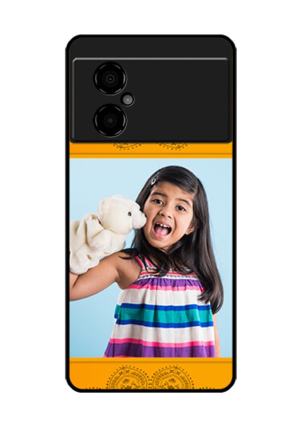 Poco M4 5G Personalized Glass Phone Case - Photo Wedding Design