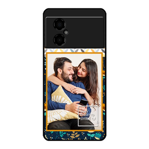 Poco M4 5G Custom Glass Mobile Case - Pattern Design