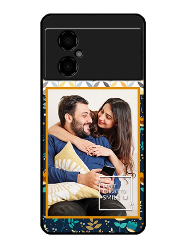 Custom Poco M4 5G Custom Glass Mobile Case - Pattern Design