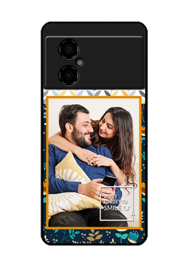 Poco M4 5G Custom Glass Mobile Case - Pattern Design
