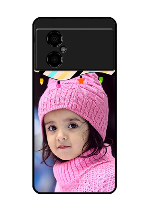 Poco M4 5G Custom Glass Mobile Case - Lights Hanging Design
