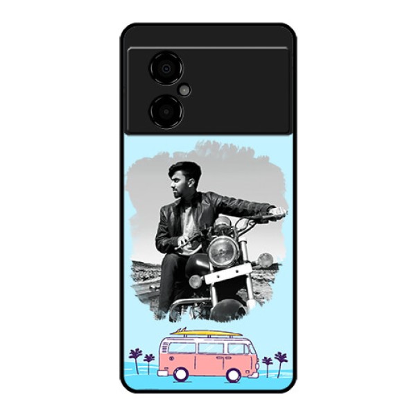 Poco M4 5G Photo Printing on Glass Case - Travel & Adventure Design Poco M4 5G Photo Printing on Glass Case - Travel & Adventure Design