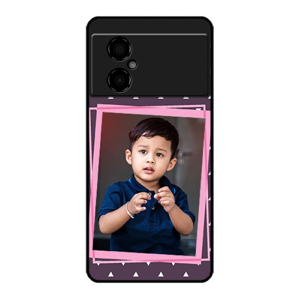 Poco M4 5G Custom Glass Mobile Case - Triangle Pattern Dotted Design Poco M4 5G Custom Glass Mobile Case - Triangle Pattern Dotted Design