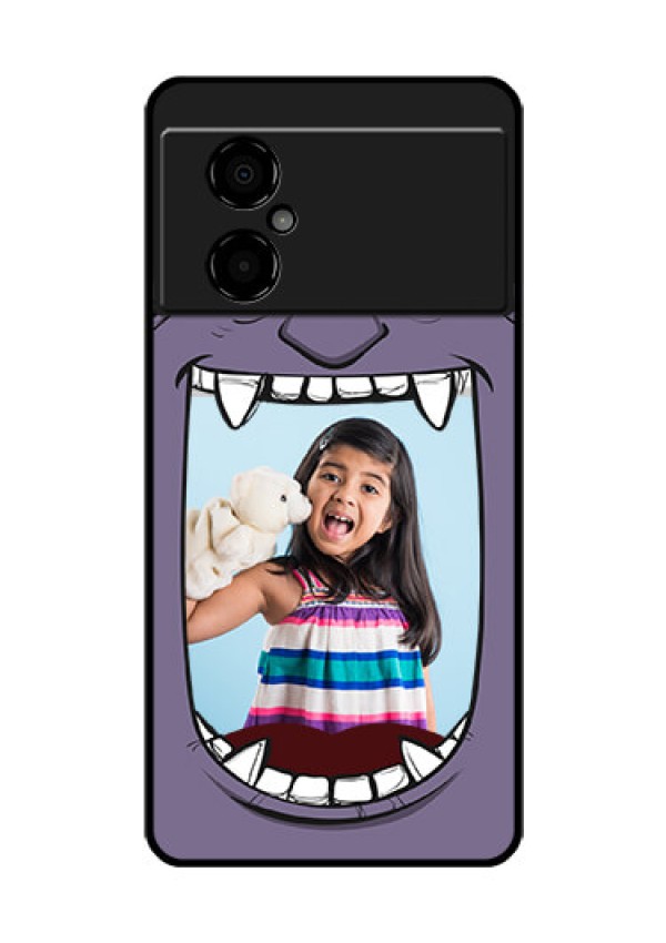 Poco M4 5G Custom Glass Phone Case - Angry Monster Design