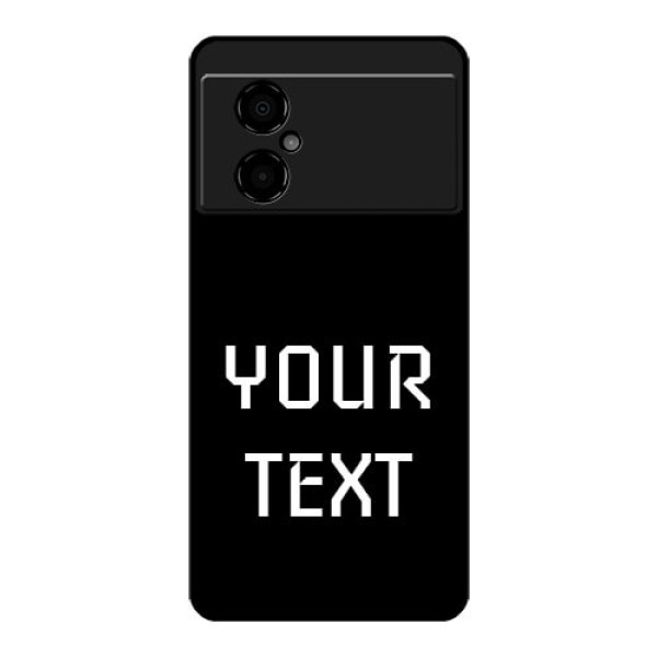 Poco M4 5G Your Name on Glass Phone Case