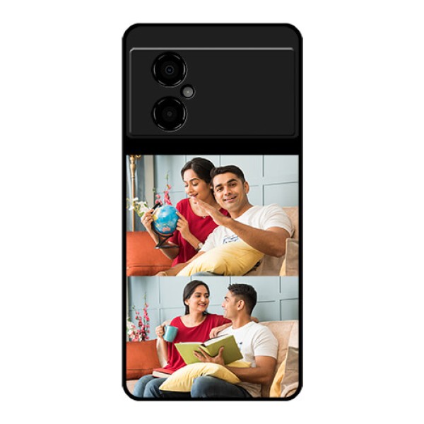Poco M4 5G 2 Images on Glass Phone Cover