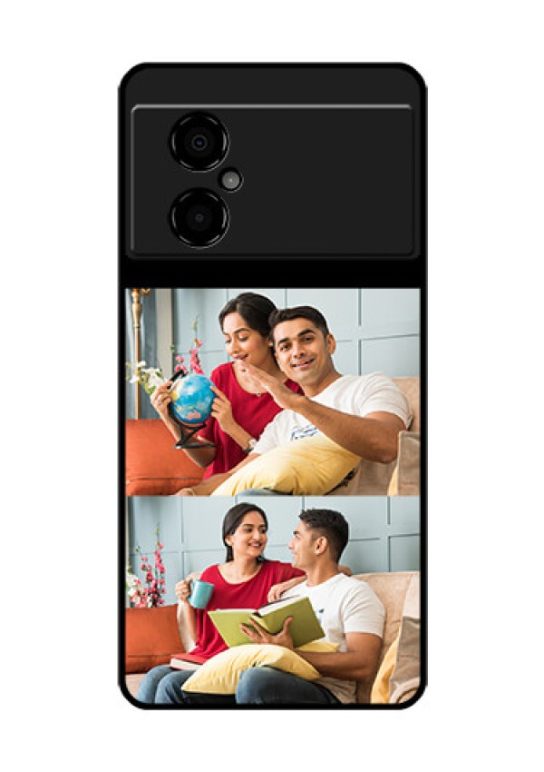 Poco M4 5G 2 Images on Glass Phone Cover