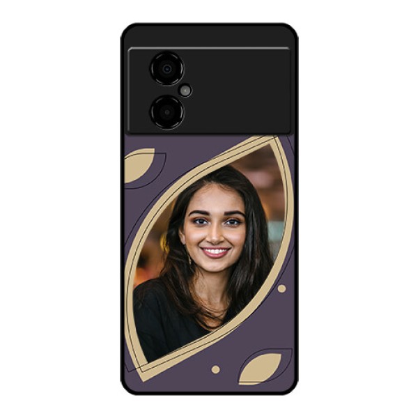 Poco M4 5G Custom Glass Mobile Case - Falling Leaf Design