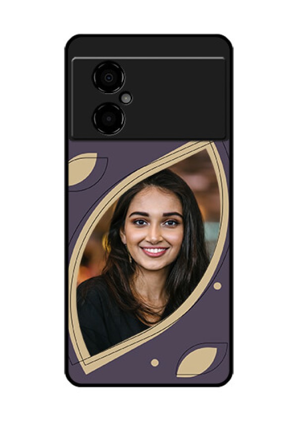 Poco M4 5G Custom Glass Mobile Case - Falling Leaf Design
