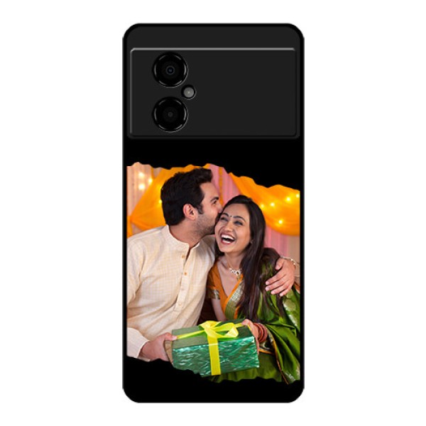Poco M4 5G Custom Glass Phone Case - Tear-off Design