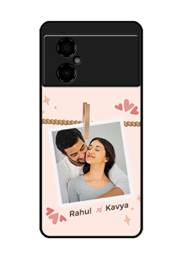 Poco M4 5G Custom Glass Phone Case - Forever and ever love Design