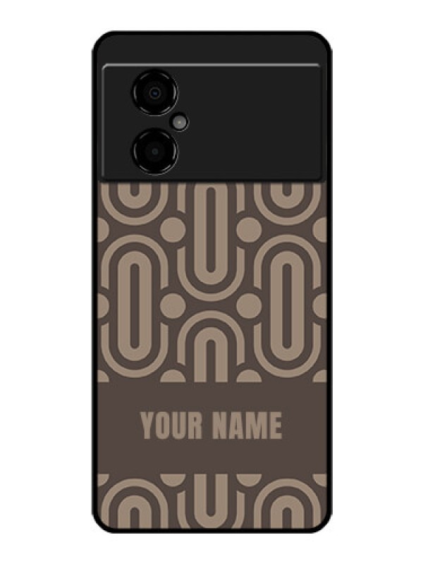 Custom Poco M4 5G Custom Glass Phone Case - Captivating Zero Pattern Design