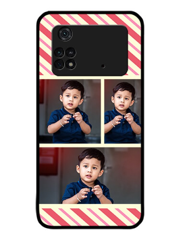 Custom Poco M4 Pro 4G Personalized Glass Phone Case - Picture Upload Mobile Case Design