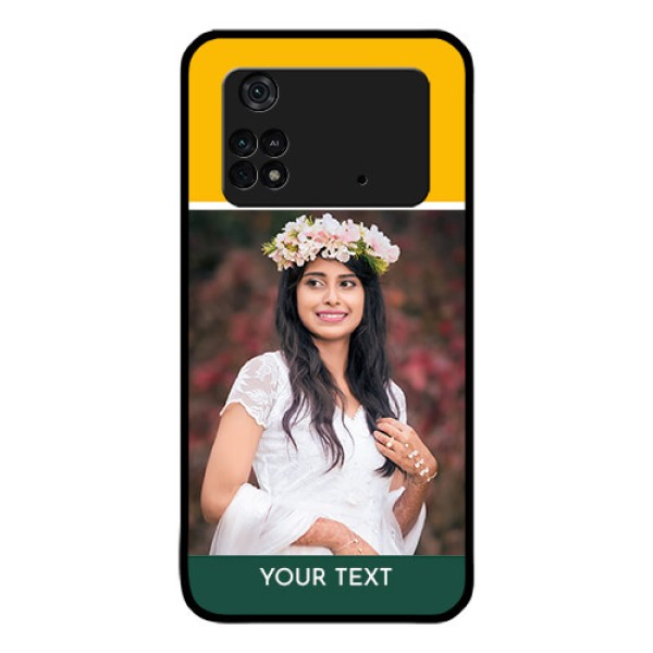 Poco M4 Pro 4G Photo Printing on Glass Case - Love You Design