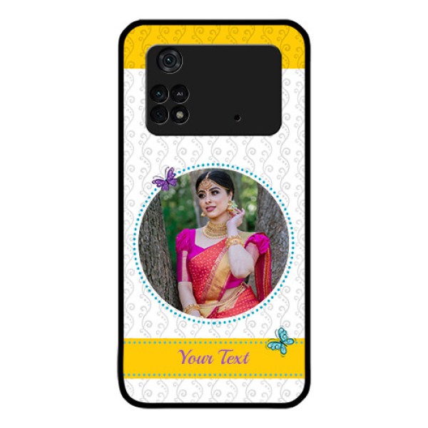 Poco M4 Pro 4G Custom Glass Mobile Case - Girls Premium Case Design