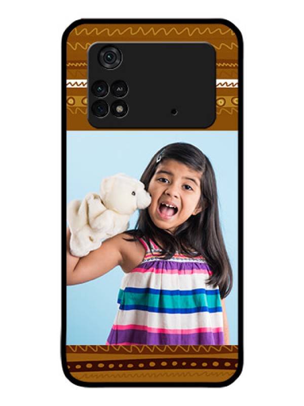 Custom Poco M4 Pro 4G Custom Glass Phone Case - Friends Picture Upload Design