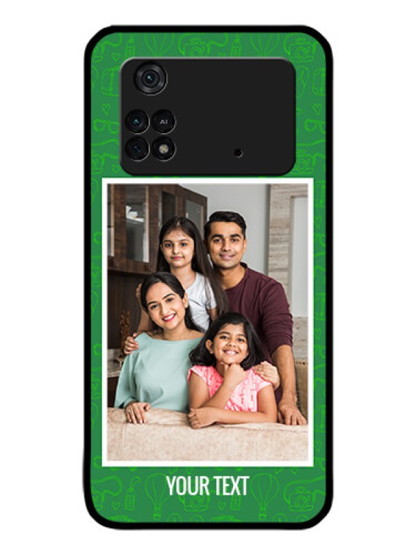 Custom Poco M4 Pro 4G Personalized Glass Phone Case - Picture Upload Design