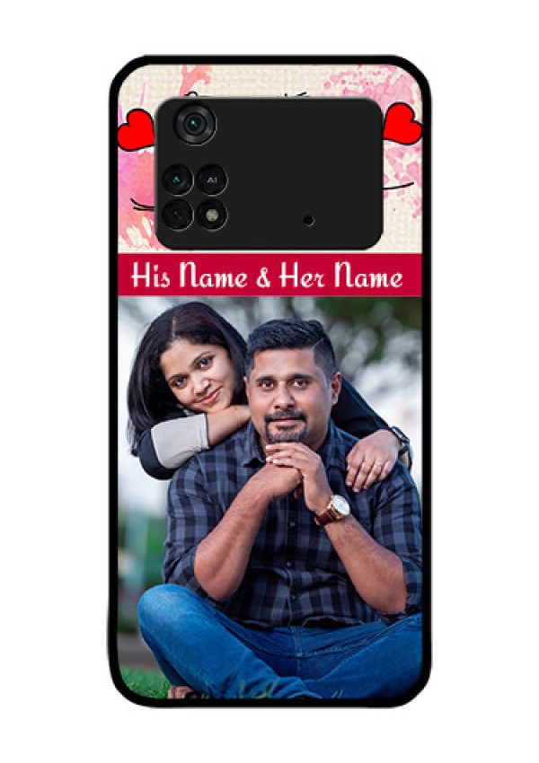 Poco M4 Pro 4G Photo Printing on Glass Case - You and Me Case Design