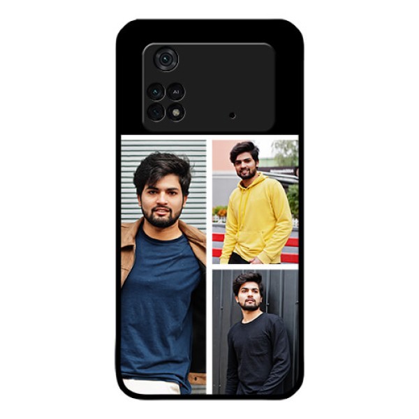 Poco M4 Pro 4G Photo Printing on Glass Case - Upload Multiple Picture Design Poco M4 Pro 4G Photo Printing on Glass Case - Upload Multiple Picture Design