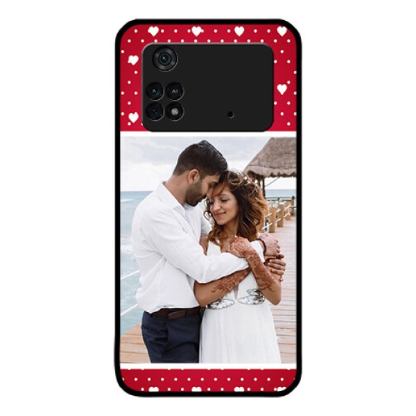 Poco M4 Pro 4G Photo Printing on Glass Case - Hearts Mobile Case Design Poco M4 Pro 4G Photo Printing on Glass Case - Hearts Mobile Case Design