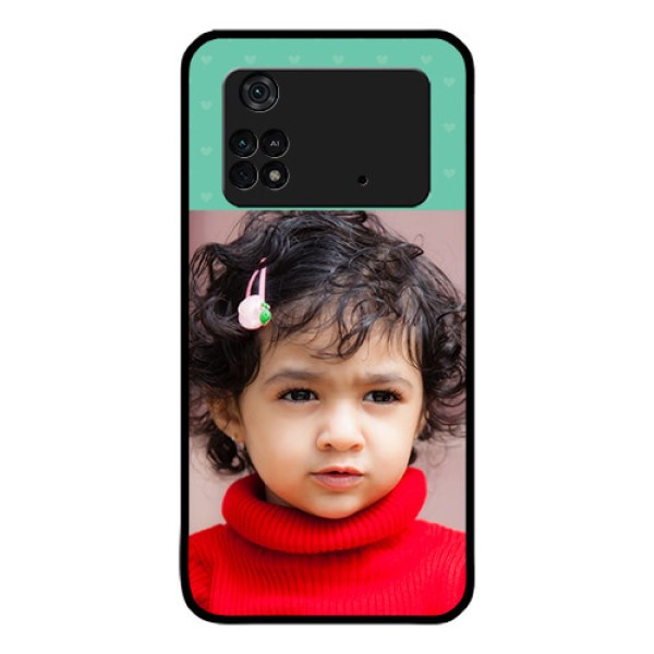 Poco M4 Pro 4G Custom Glass Phone Case - Lovers Picture Design