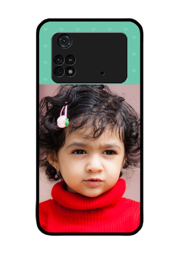 Poco M4 Pro 4G Custom Glass Phone Case - Lovers Picture Design
