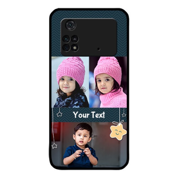 Poco M4 Pro 4G Custom Glass Mobile Case - Hanging Stars Design