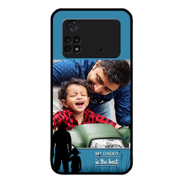 Poco M4 Pro 4G Custom Glass Mobile Case - Best dad design