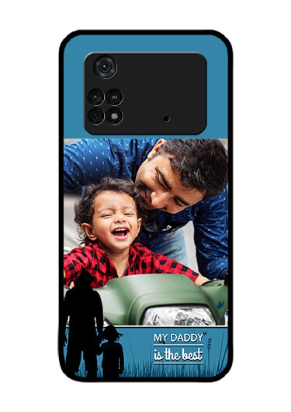 Poco M4 Pro 4G Custom Glass Mobile Case - Best dad design