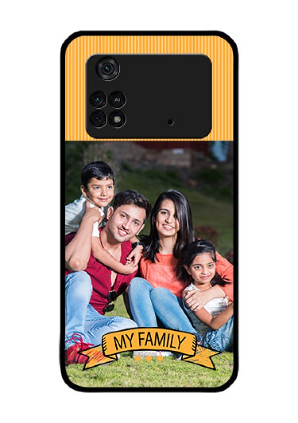 Poco M4 Pro 4G Custom Glass Phone Case - My Family Design