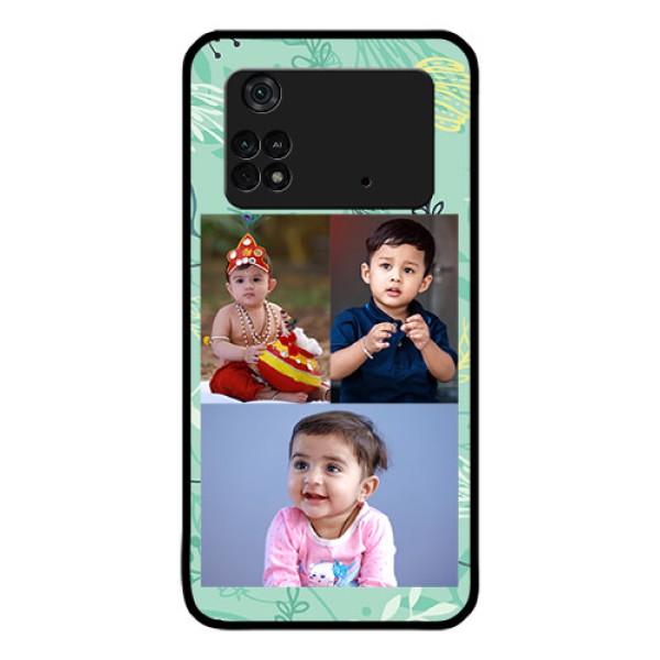Poco M4 Pro 4G Photo Printing on Glass Case - Forever Family Design