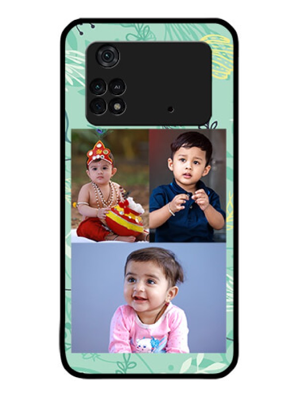 Custom Poco M4 Pro 4G Photo Printing on Glass Case - Forever Family Design