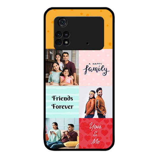 Poco M4 Pro 4G Personalized Glass Phone Case - Images with Quotes Design Poco M4 Pro 4G Personalized Glass Phone Case - Images with Quotes Design