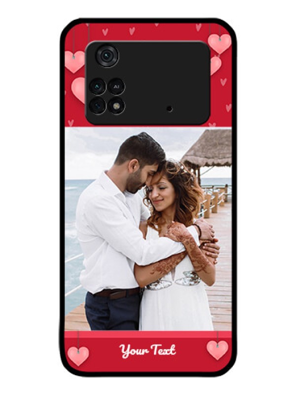 Custom Poco M4 Pro 4G Custom Glass Phone Case - Valentines Day Design