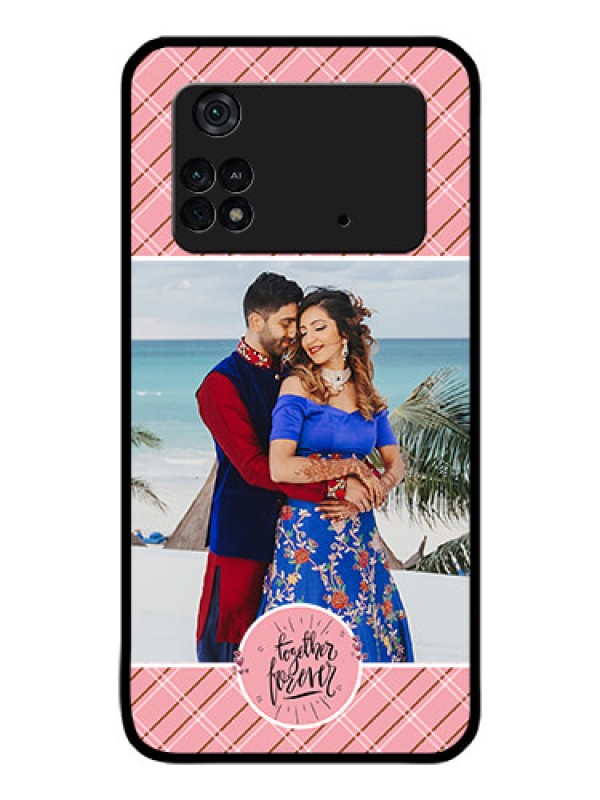 Custom Poco M4 Pro 4G Personalized Glass Phone Case - Together Forever Design