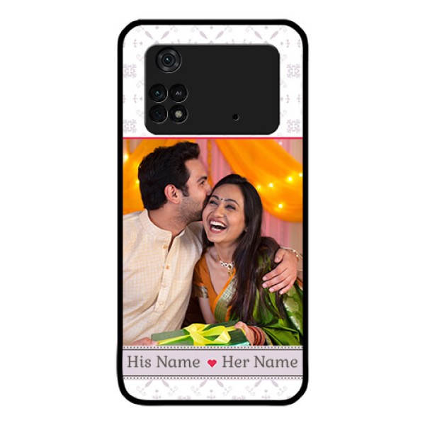 Poco M4 Pro 4G Custom Glass Mobile Case - with Photo and Ethnic Design