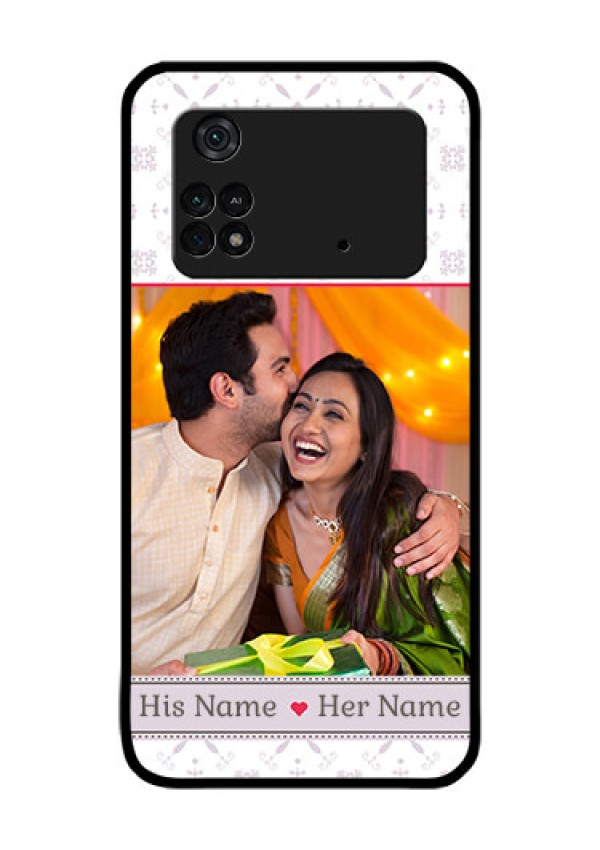 Poco M4 Pro 4G Custom Glass Mobile Case - with Photo and Ethnic Design